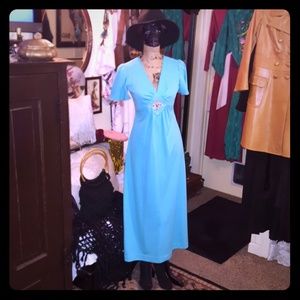 Vintage Allegro NY Long Dress